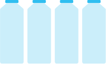 Бутылки с водой